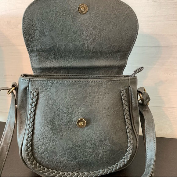 Gray Tassel Crossbody - Picture 3 of 7